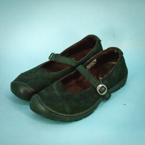 Keen Size 8 Black Leather Snapper Mary Jane Style Outdoor Hiking Comfort Shoes